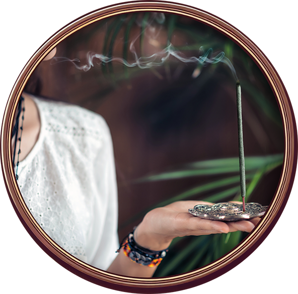 Burning Copal